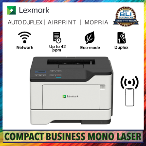 Refurbished Lexmark MS421dn Compact Business Mono Laser Printer (42ppm, Duplex Printing, Network, AirPrint) ~ RM 50/Month, RM0.03 Cents/Page Rental Package