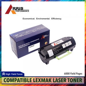Compatible Lexmark Black Toner Cartridge, 6000 pages (ARRIS) MS421dn MS521dn MX521ade MX522adhe MS622de MX622de MX622adhe