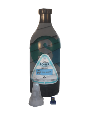 Compatible Sharp Black Toner Bottle 700g (ARRIS) + Chip  MX312AT