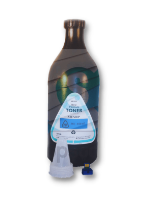 Compatible Sharp Black Toner Bottle 1kg (3 BTL) (ARRIS) + Chip MX850AT